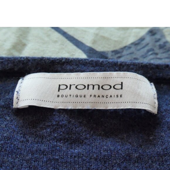 Blue cotton sweater, XS, promod - Picture 4 of 6